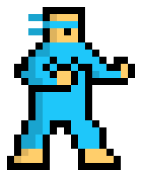 [9664c4] 8bit fighter "blue"