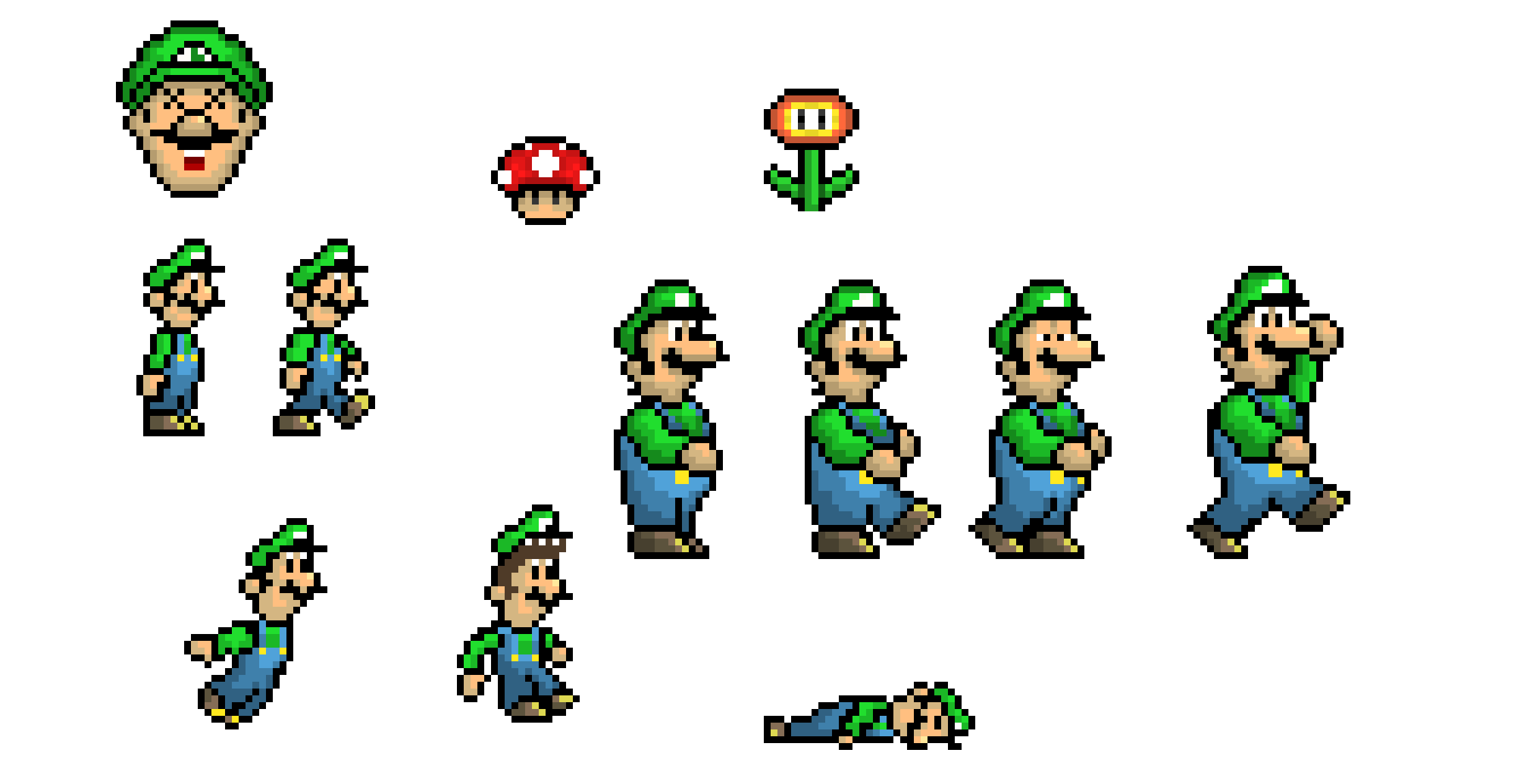 [9664c4] Luigi sprites