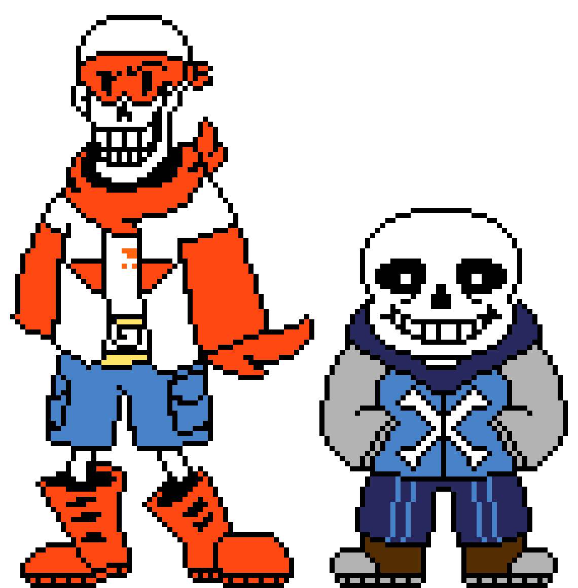 My TS SwapSwap/RevertSwap Sans And Papyrus