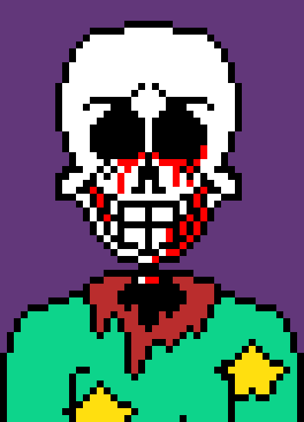 [2fbf6b] * Papyrus was bleeding from the eyes and mouth.