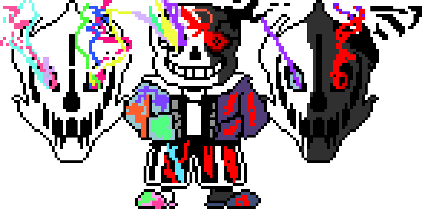 [9664c4] Corrupted!Sans/colortale corruption Sans
