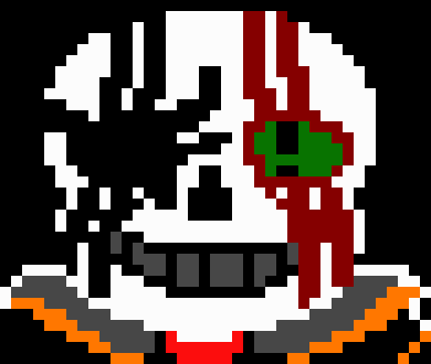 time to get my shitty distrust sans sprite