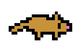[85293b] Ferret Game Sprite Side #2