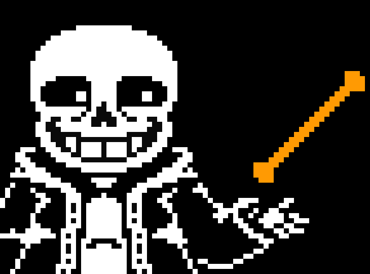 how about i use orange bones instead? in fact, all you have to do is move around to not get hit.