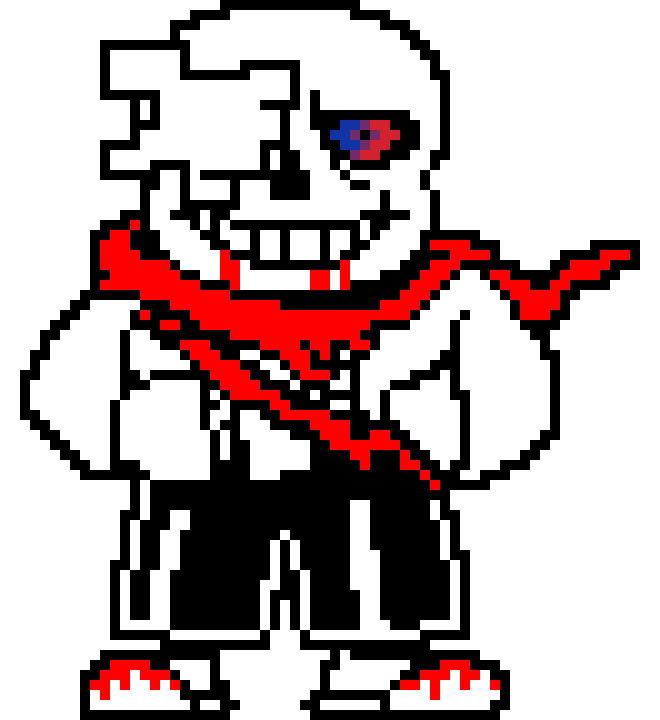 [b0691c] Aftertale/Geno!Sans & Fatal Error Battle Sprites