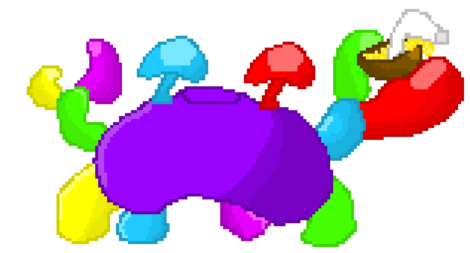 [9cb4bc] Jellybean Crab