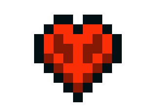 Minecraft Hardcore heart