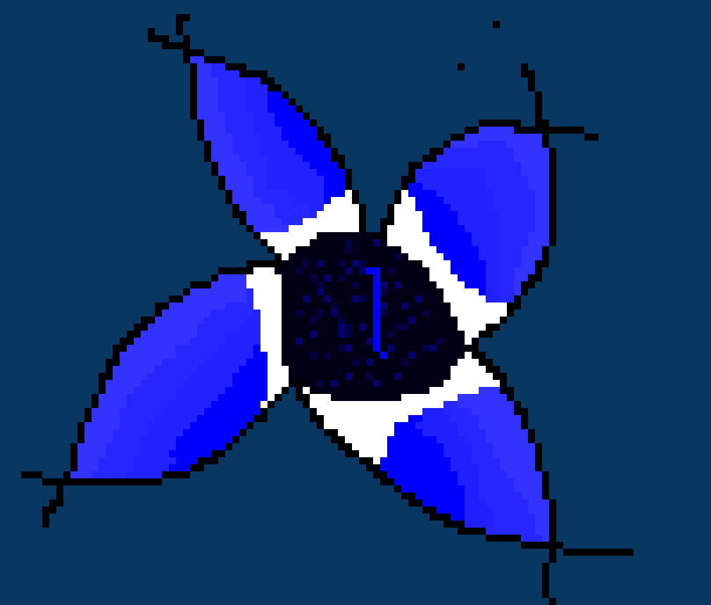[b1c5db] ..That DOES remind me of how im a fractal, i think i mentioned to john, butnot anyone else, that the small dots in that void are a bunch of this exact same eye, so my iris is actually just a bunch of other eyes condensing up into a small line and shining brightly, like a fractal of sorts