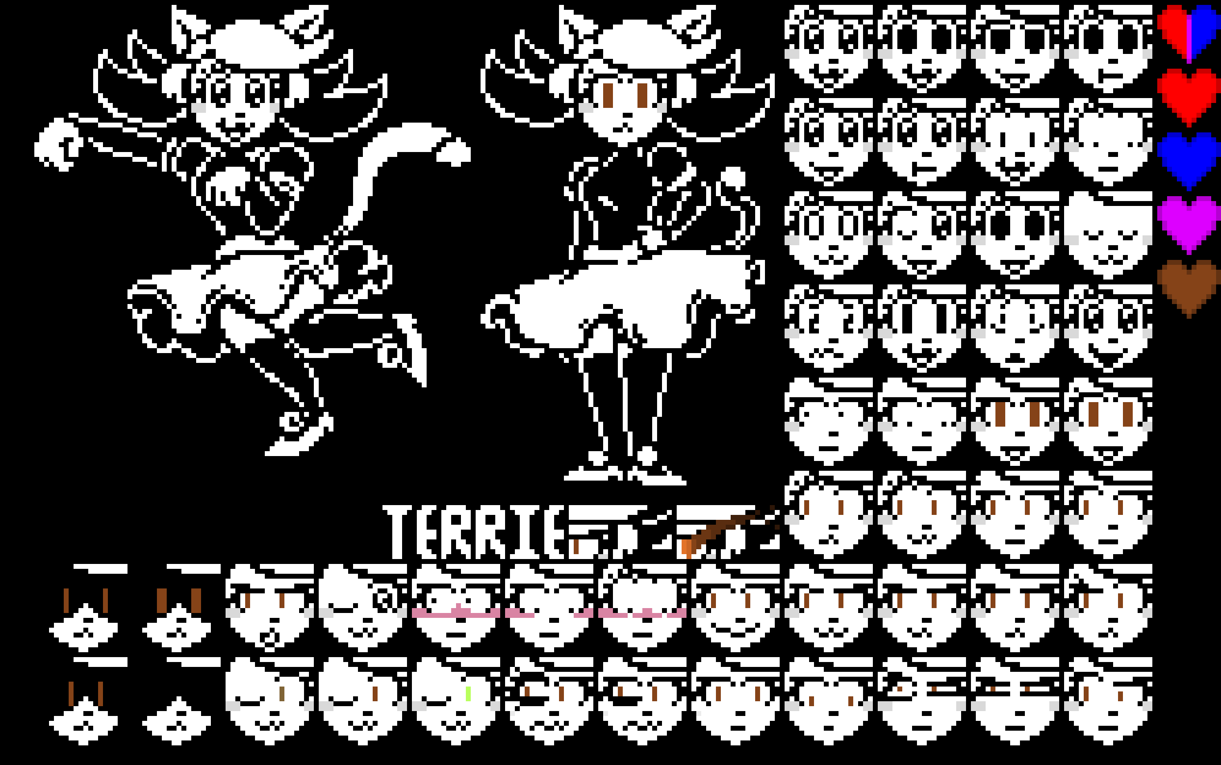 "I just seem, to keep making new and more, faces for Mad Mew Mew, here...