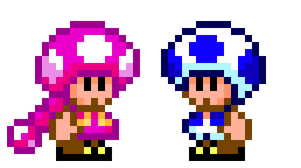 Toad and Toadette