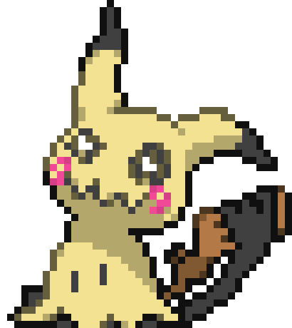 [390dcd] (Mimikyu is my favorite because its like me, Hides its true form and shy- Kyu)