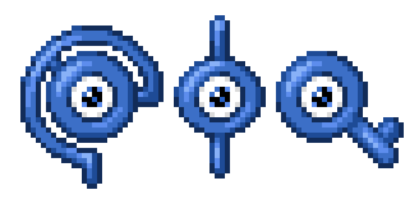 [3394f2] Shiny Unown (CIQ)