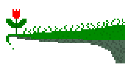 [9664c4] just a flower on a ledge