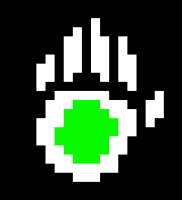 [54b5be] Gaster Hand (Green)