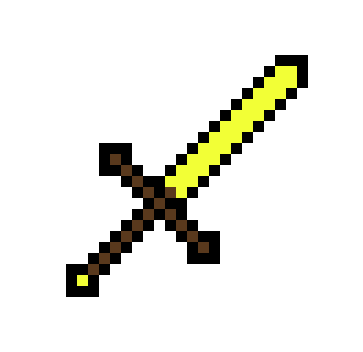 [9664c4] mincraft swoird gold