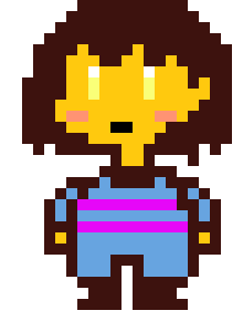 [bcb7cc] TA Undertale Frisk Open Eyes Blush 1