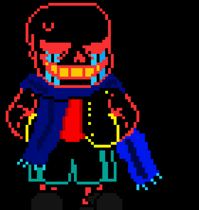 [2fe70b] *glitches again* you need to aim buddy *fires a gaster blaster* 