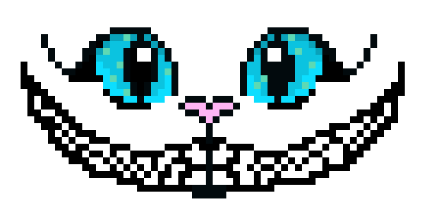 [9664c4] cheshire cat smile