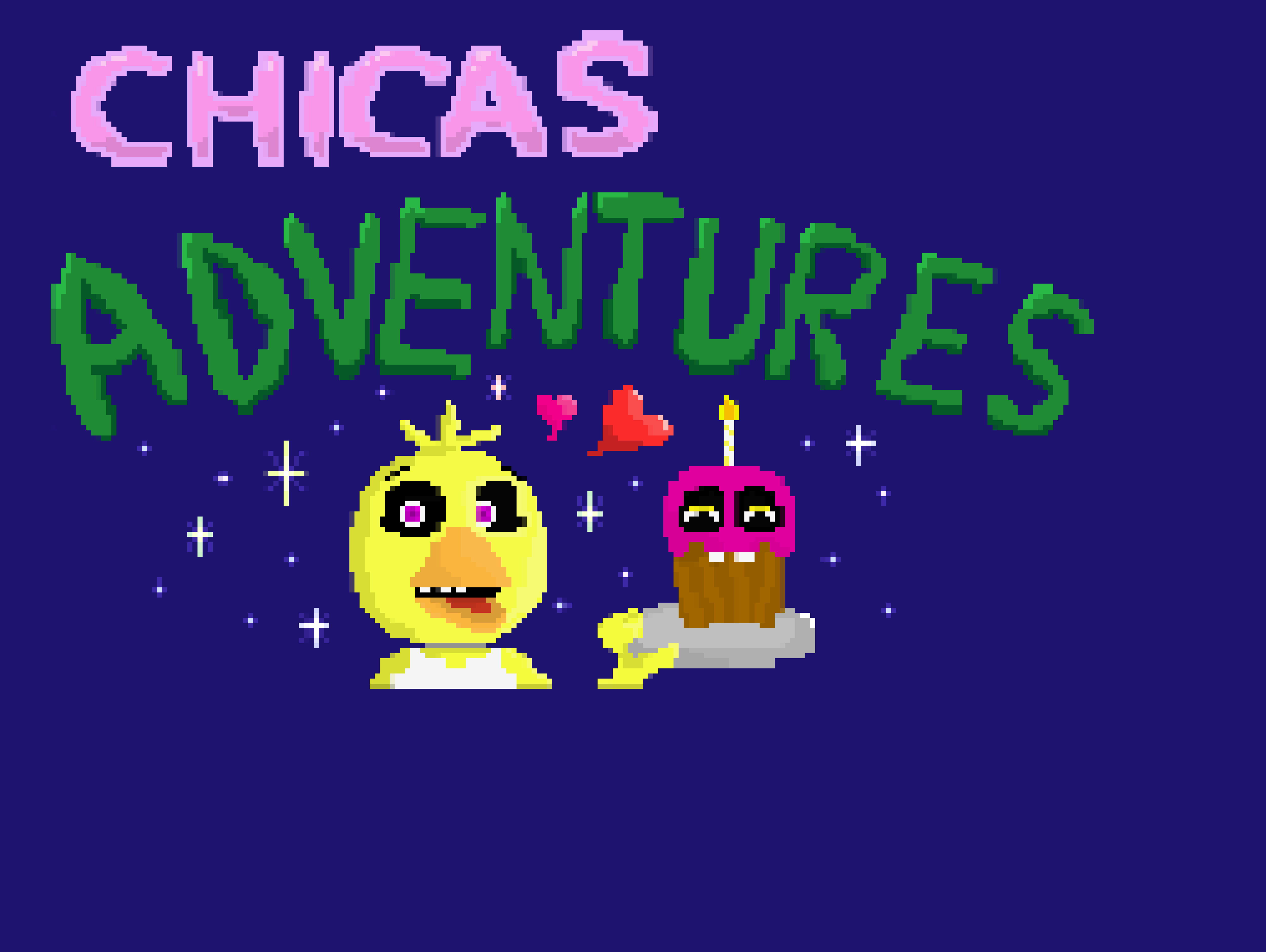 [548feb] Title Screen for Chicas Adventures