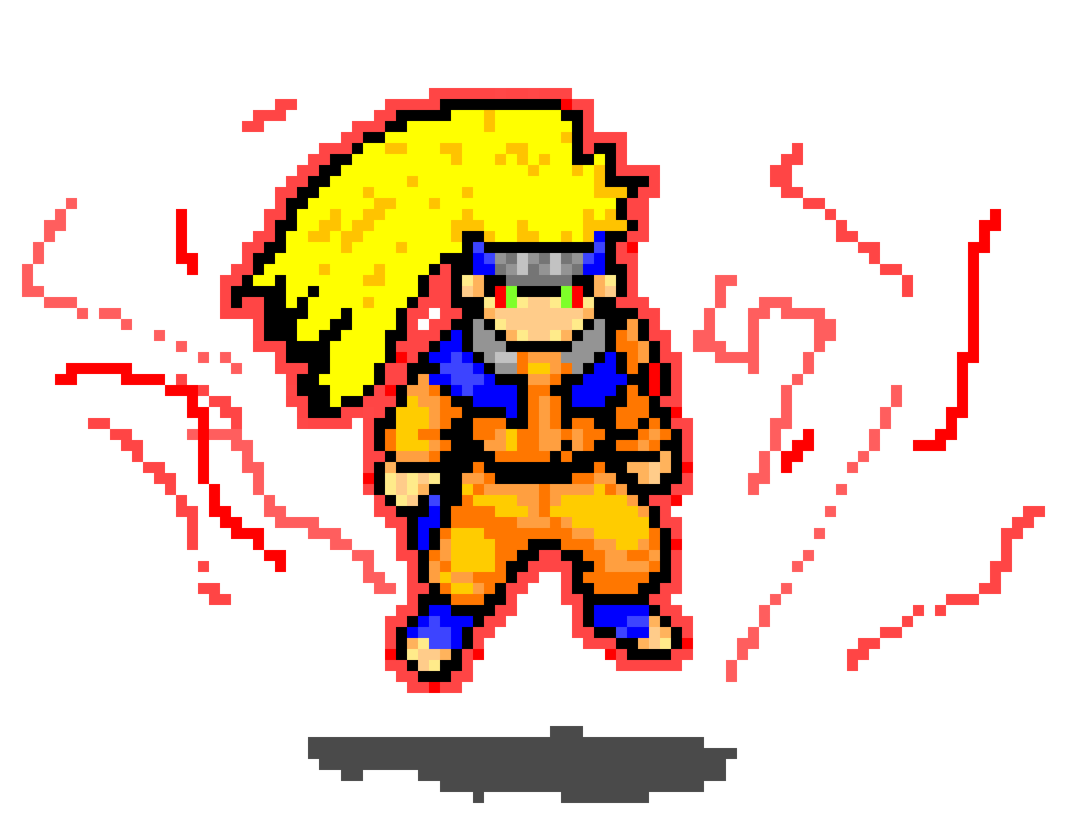 [9664c4] ssj3 nine tails Naruto