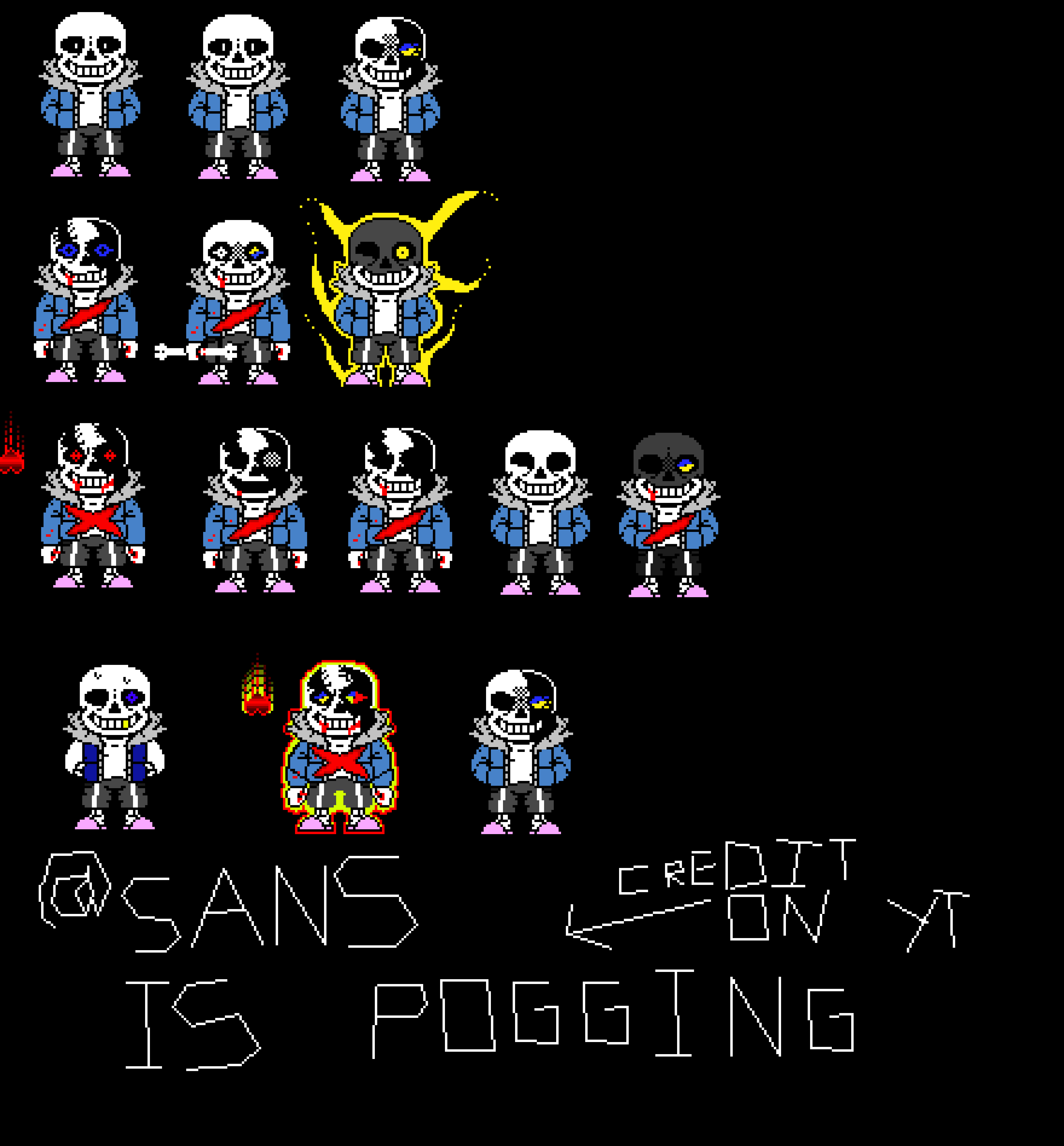[b7e2be] Karmatic time trio phase 1-4 sprites remastered