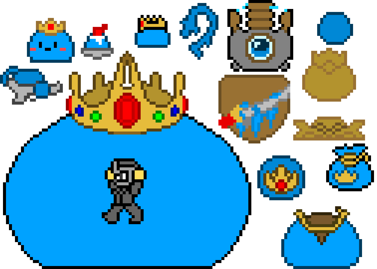 [bec23b] Finished the sprites. Trophy, relic, master pet, mask, summon item, master pet summon, and some KS specific items