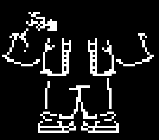 *megalovania slowly, V E R Y  slowly fades in.*