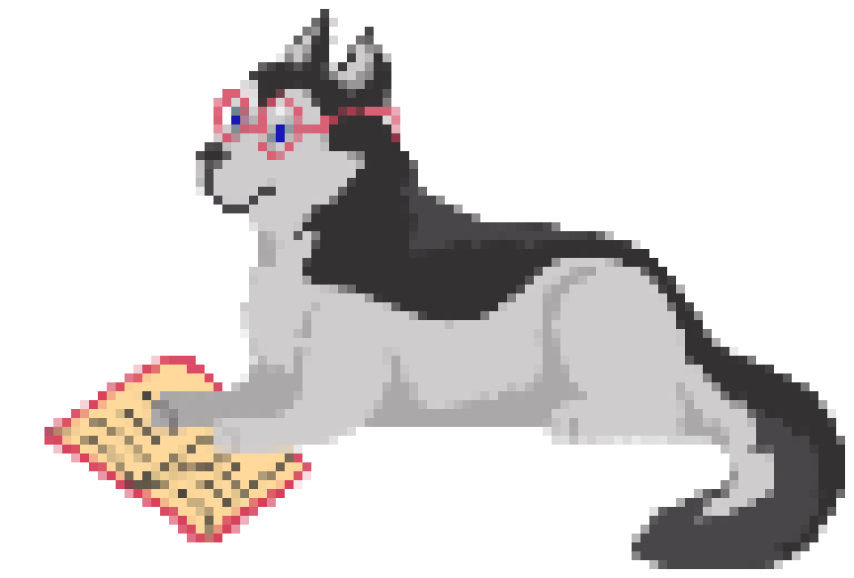 [28d435] Pixel study husky
