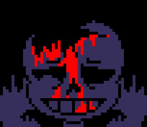 [7ce906] *(He'd tap twilight.) -HorrorTale Sans