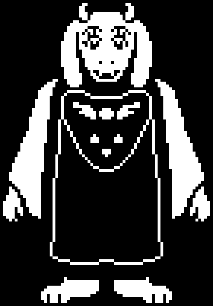 Undertale Toriel sprite
