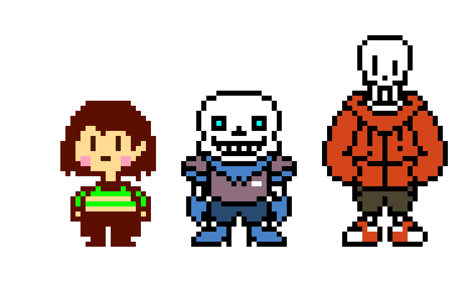 [e764b5] UnderSwap Sans and Papyrus.