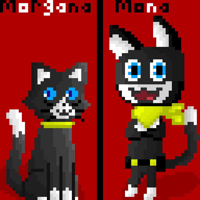 Morgana/Mona (Persona 5) By Japanese Poisonious Bite Mawile