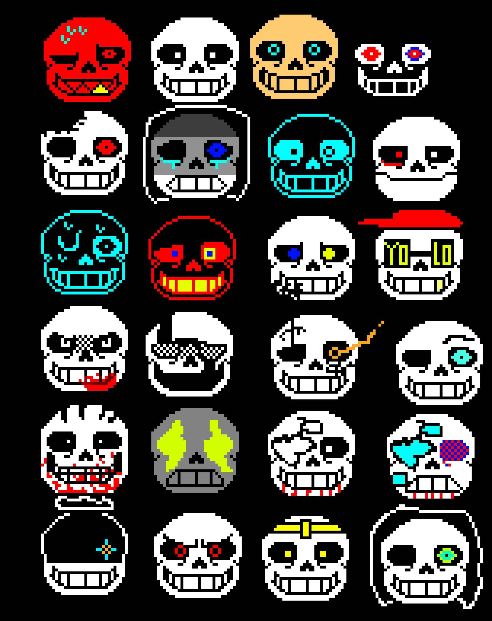Sans Heads V1
