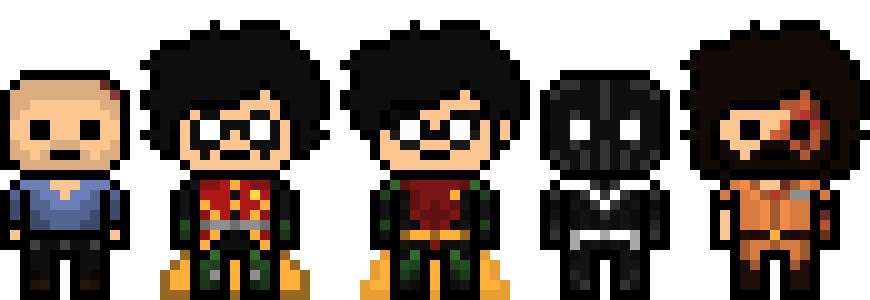 [fec244] danganronpa pixel sprite base