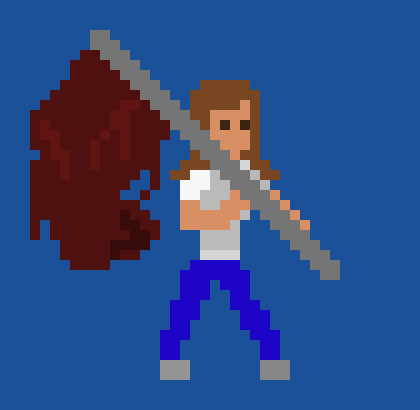 [e7fe0e] Flag man