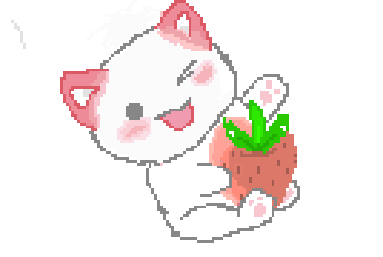 [e8572e] strawberry cat