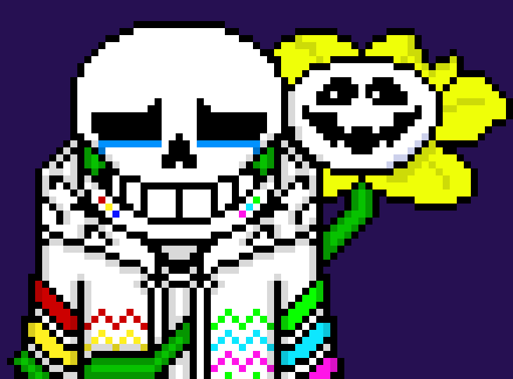 [00fc8a] *flowey forces Multi to turn Terror's soul blue* Flowey: back for more? you really are an idiot