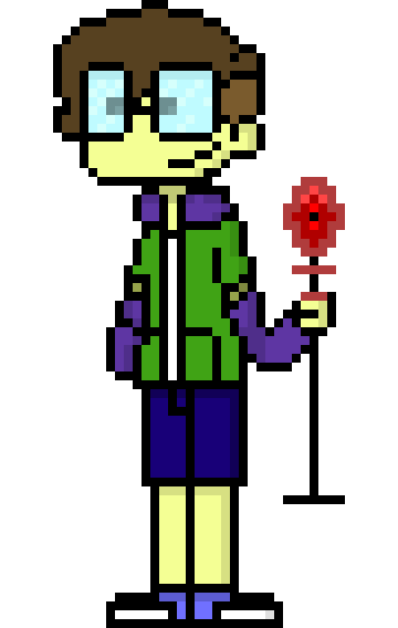 [4793a2] -finishes- aight...-puts flowey back in pot- shock resistant wheels! they should make you go faster and not hurt when you falls from a high height...