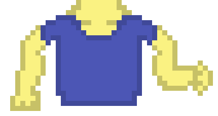 [9664c4] Blue Shirt