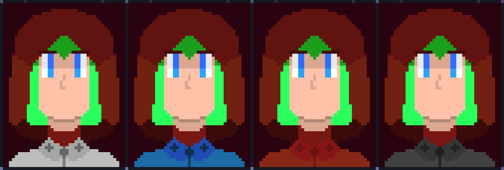 [7b427b] So... grey, blue, brown or dark grey? (this is supposed to be a female mage btw) - J