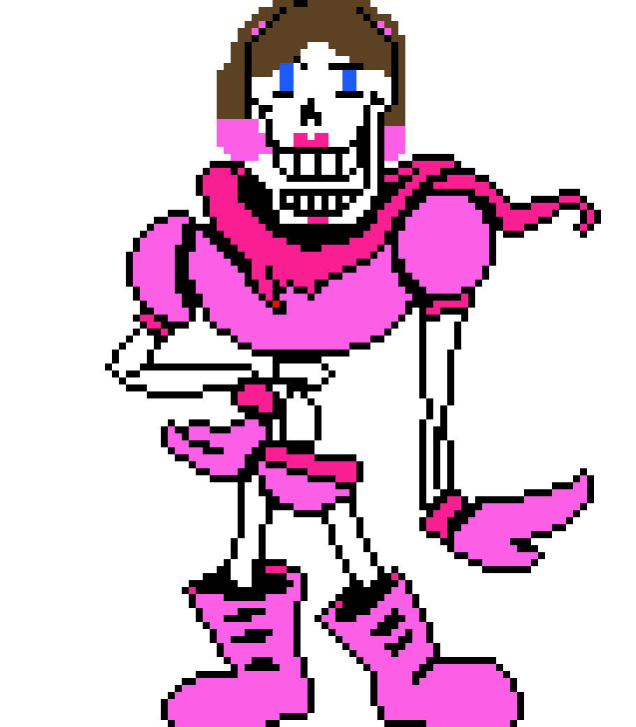 glitchtale betty as papyrus