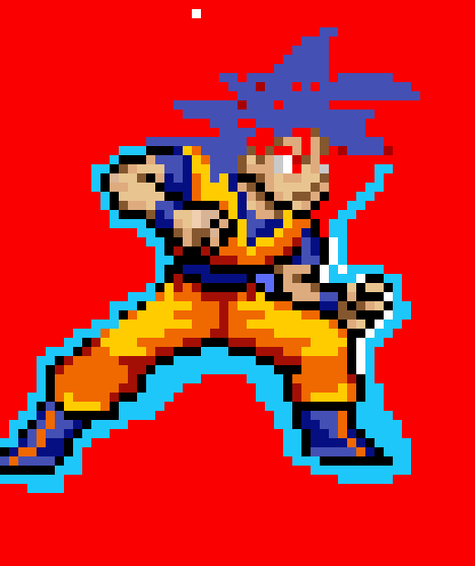 [9664c4] Goku SSJG Sprite