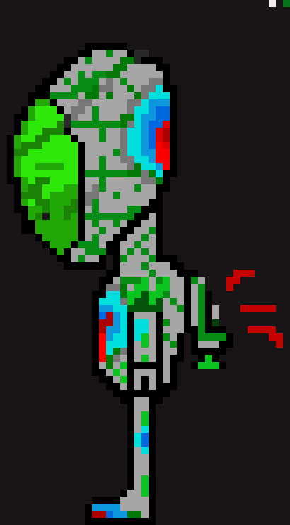 [d436d4] His energy supply suddenly explodes after trying to charge up energy for a huge attack releasing his corruption and almost killing him 