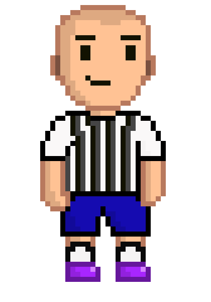 [918541] Soccer Player Idle Yellow Striped Black