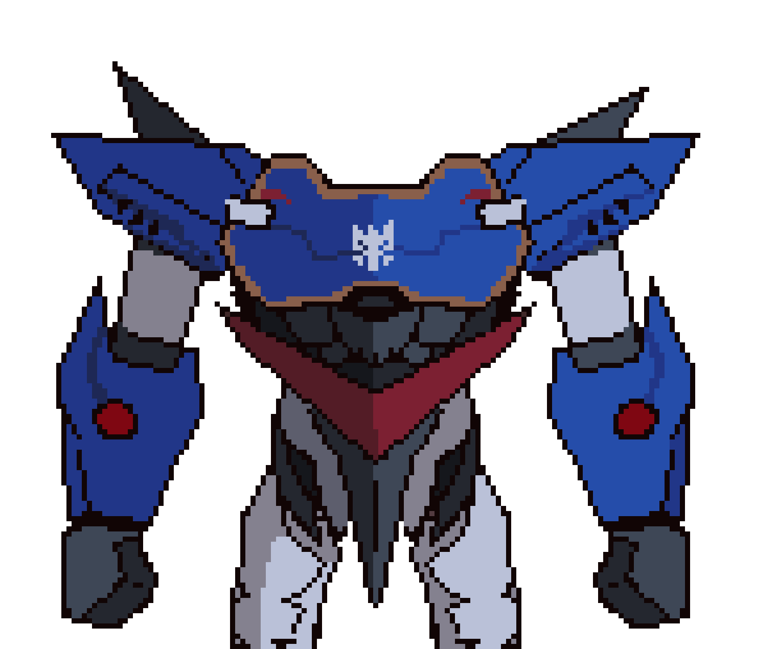 Guh- Also peps i'll make the shins cause they need to be a tad bigger+add the winged part
