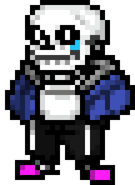 if life is undertale, then, i am sans.