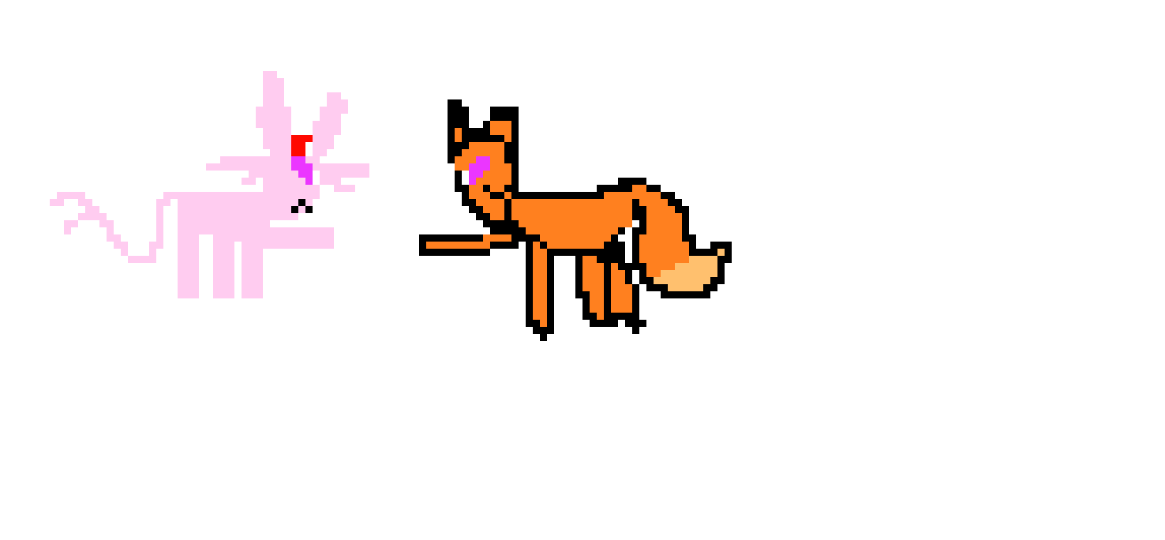 [9664c4] ESPEON AND FOX FIGHTING
