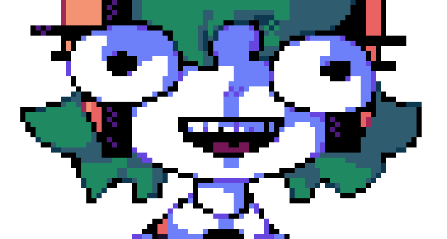 [8426a8] looks better i js cant recognize whats going on at the bottom ig (like the colored outlines n stuff pull up your finn sprite or wtv that was)