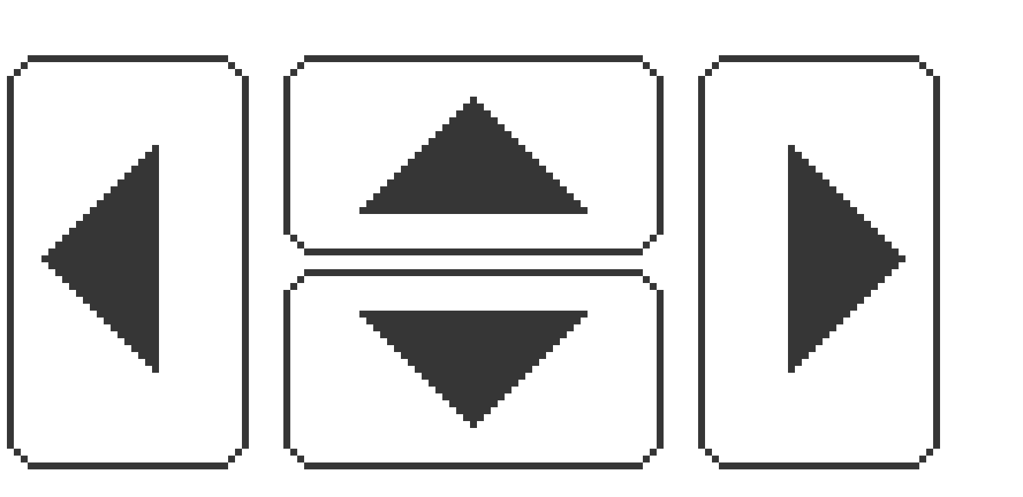Arrow keys
