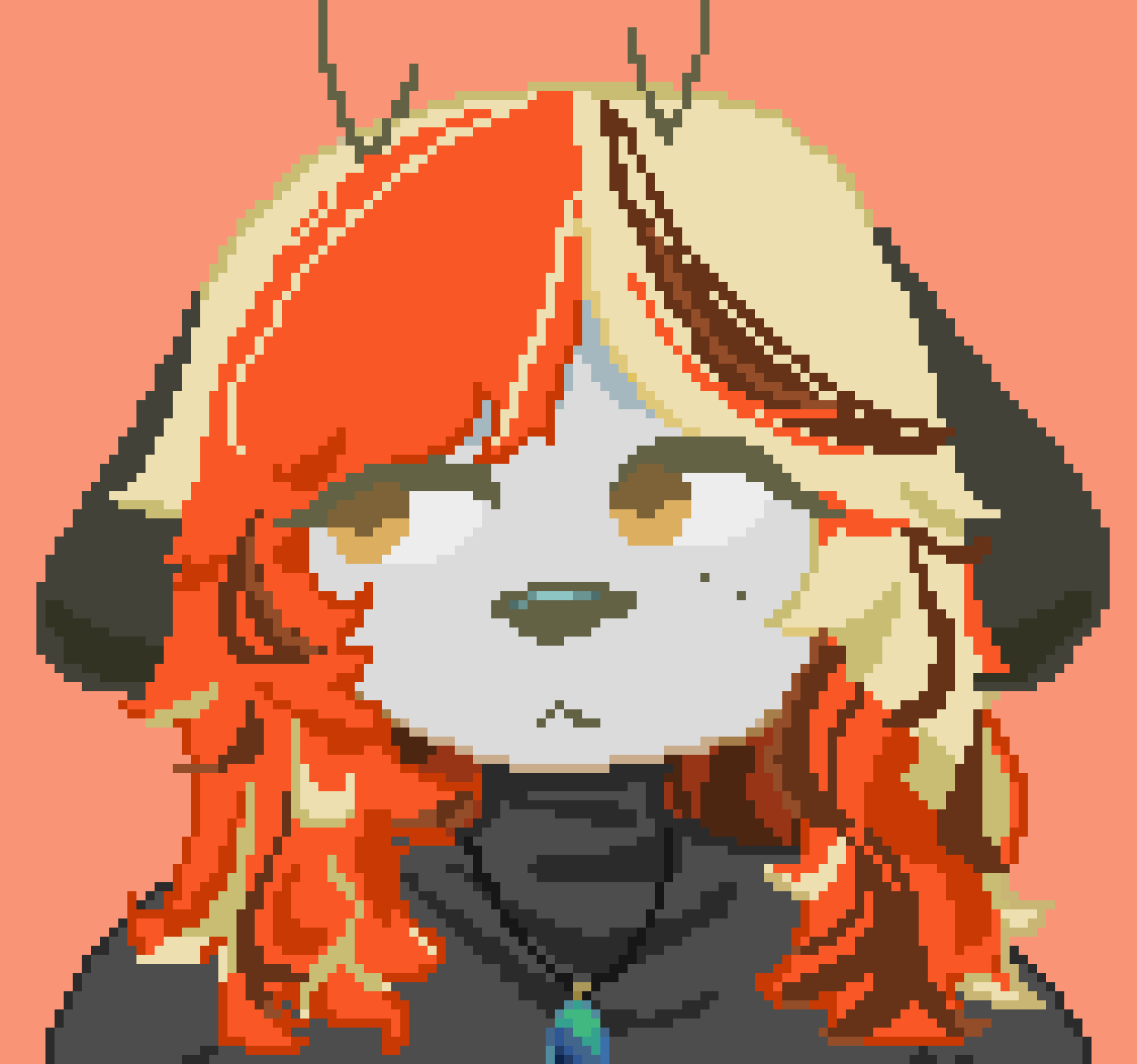 [5cbe69] oh thats my oc evil kris. his pronouns are they/them Dont make him angry,